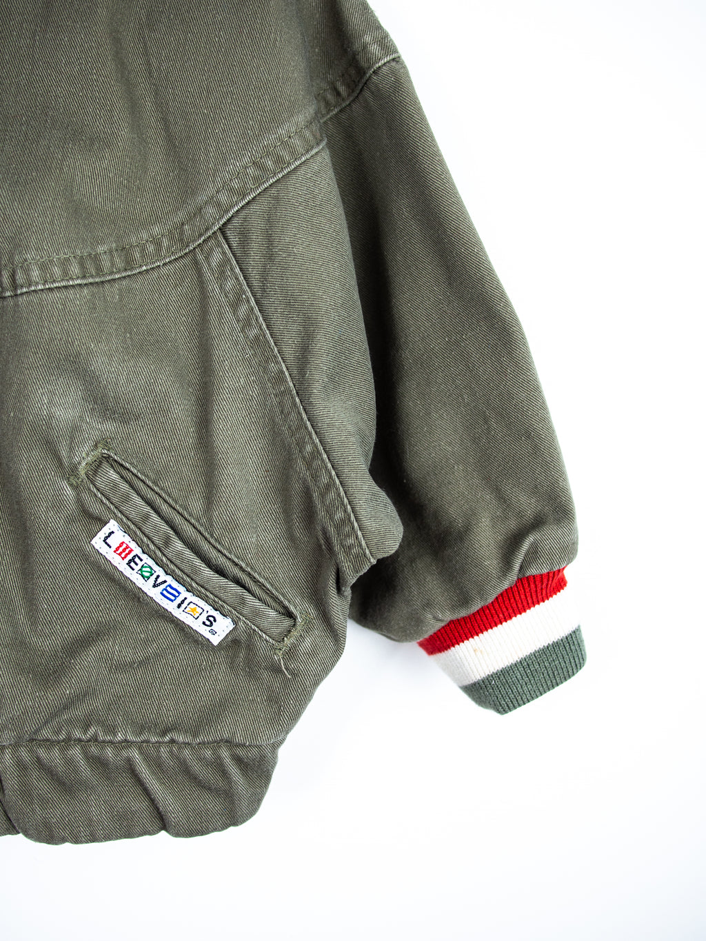 Levi's Vintage Olive Bomber Jacket - Age 2-3 years
