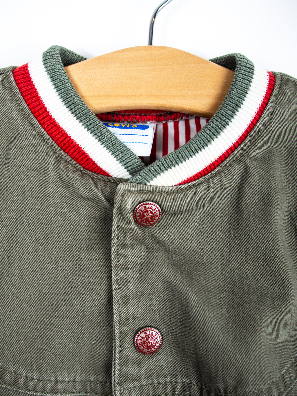 Levi's Vintage Olive Bomber Jacket - Age 2-3 years