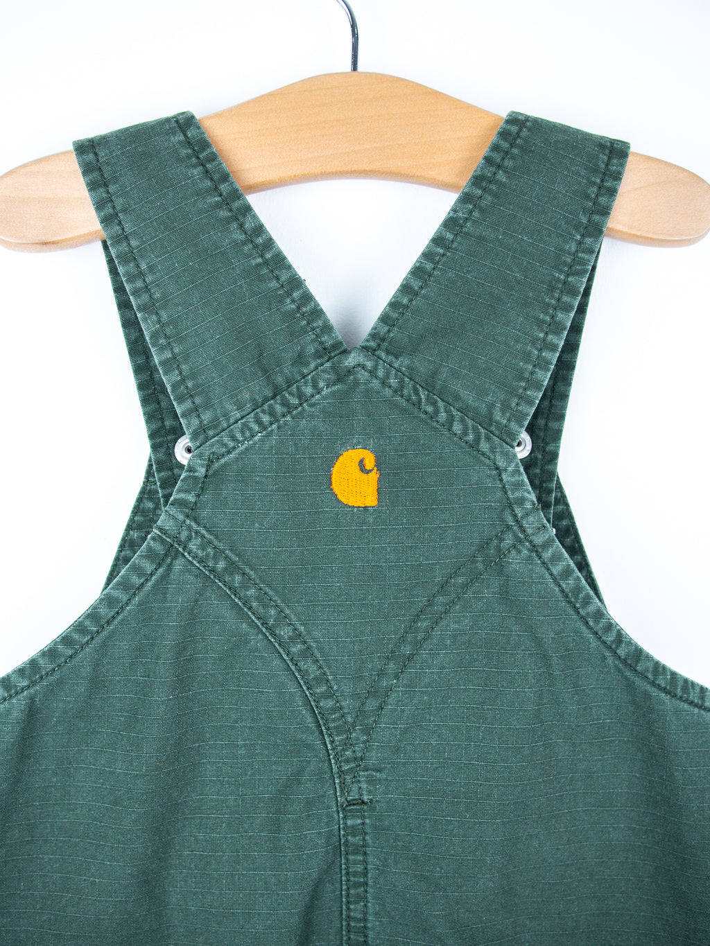 Carhartt Forest Green Dungaree Shorties - Age 18 months