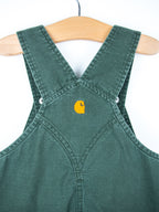 Carhartt Forest Green Dungaree Shorties - Age 18 months