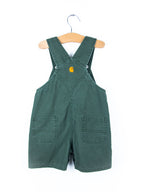 Carhartt Forest Green Dungaree Shorties - Age 18 months