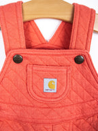 Carhartt Coral Quilted Jersey Dungarees - Age 3 months