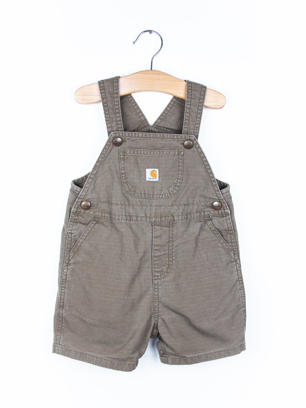 Carhartt Grey Dungaree Shorties - Age 18 months