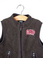Gap Brown Fleece Gilet - Age 2 years