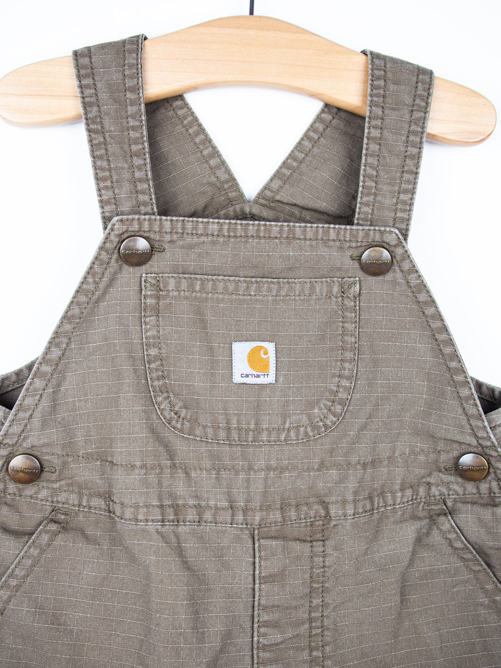 Carhartt Grey Dungaree Shorties - Age 18 months