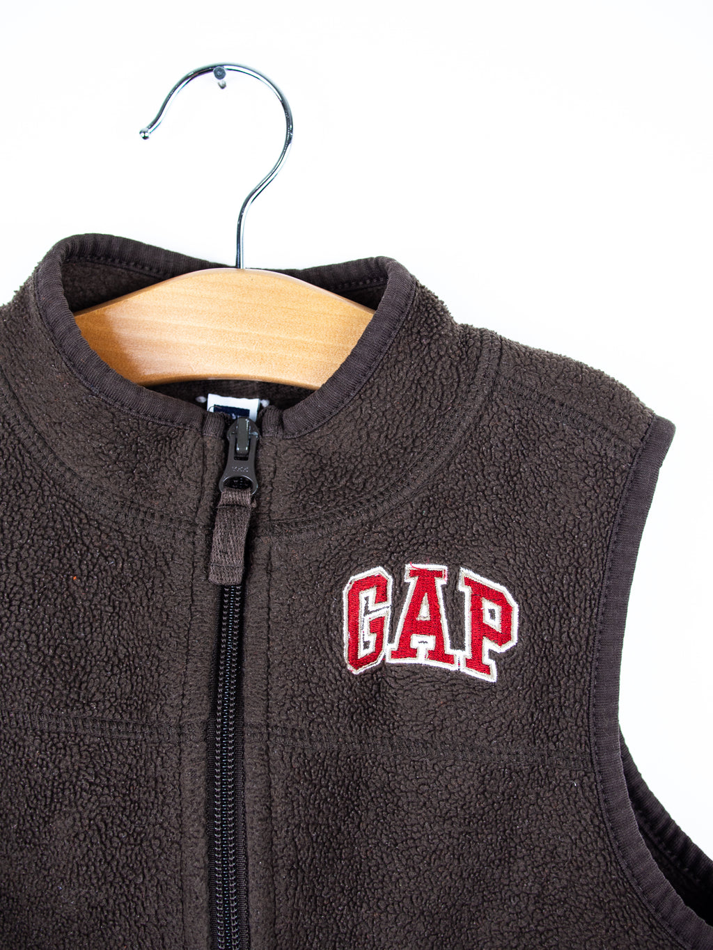 Gap Brown Fleece Gilet - Age 2 years