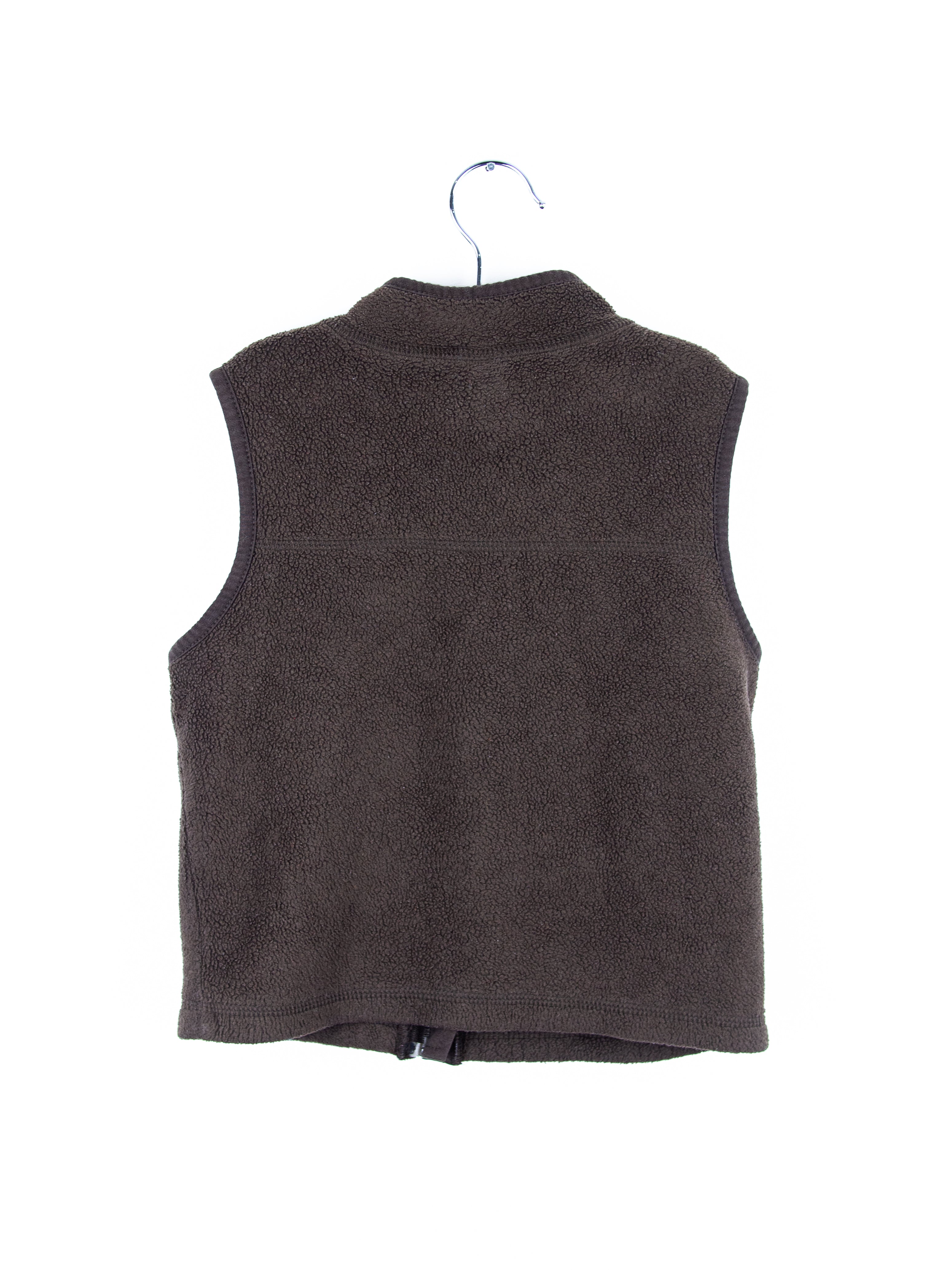 Gap Brown Fleece Gilet - Age 2 years
