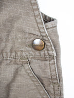 Carhartt Grey Dungaree Shorties - Age 18 months