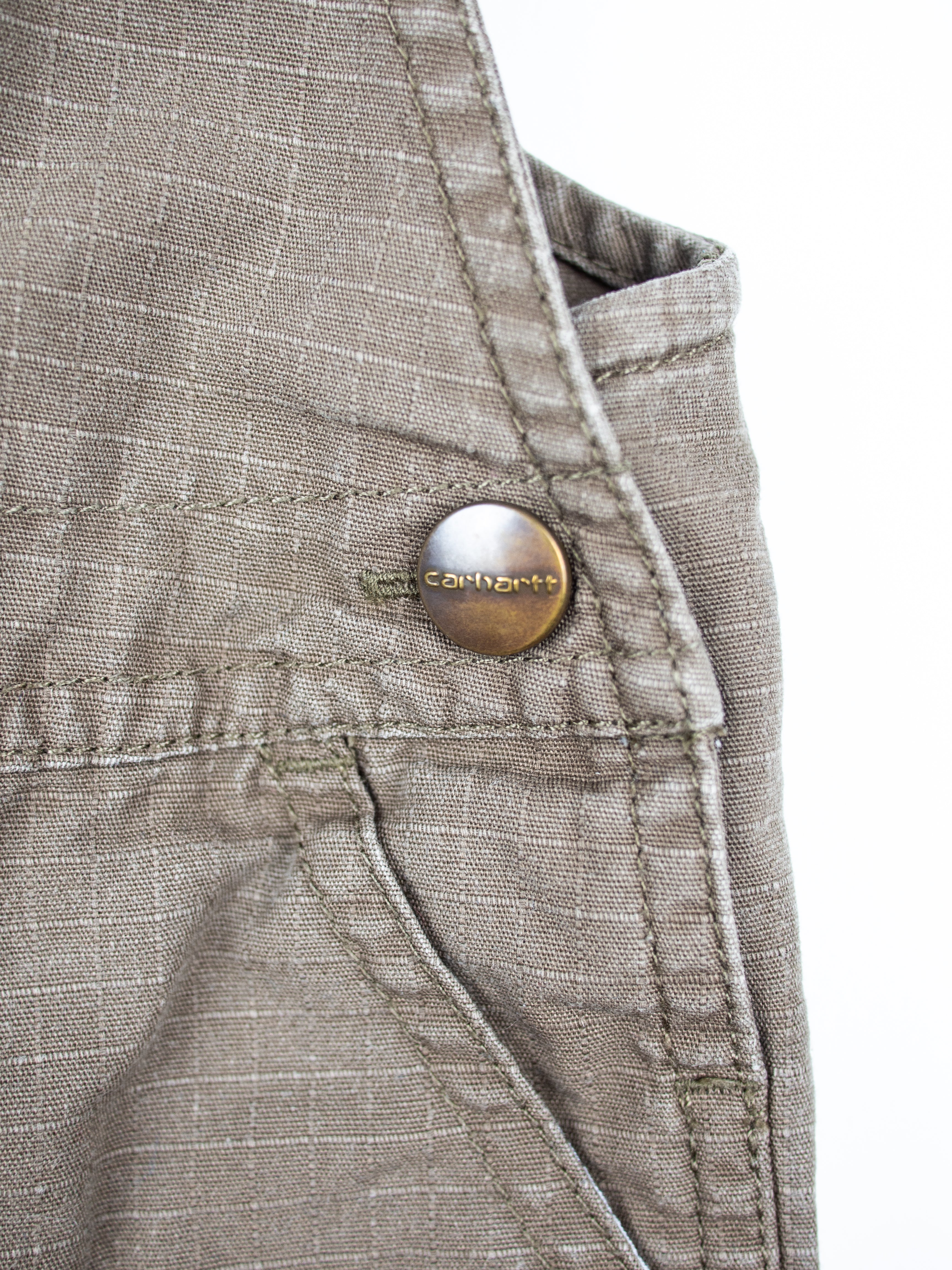 Carhartt Grey Dungaree Shorties - Age 18 months