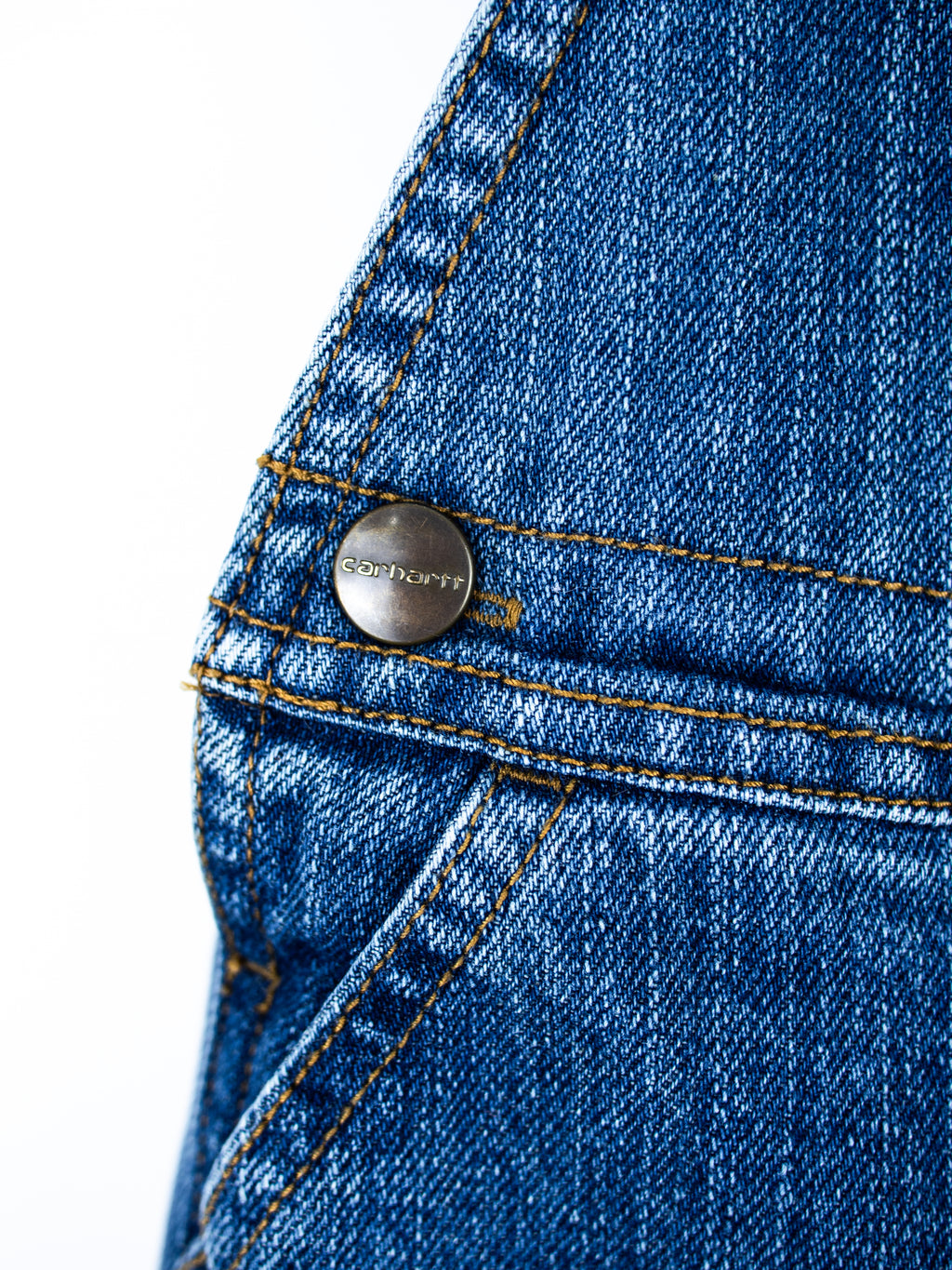 Carhartt Denim Dungaree Shorties - Age 9 months