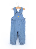 Carhartt Hickory Stripe Jersey Dungarees - Age 24 months