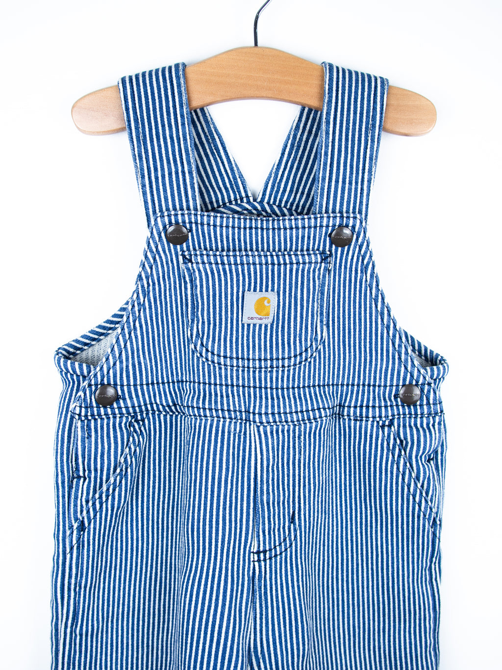 Carhartt Hickory Stripe Jersey Dungarees - Age 24 months