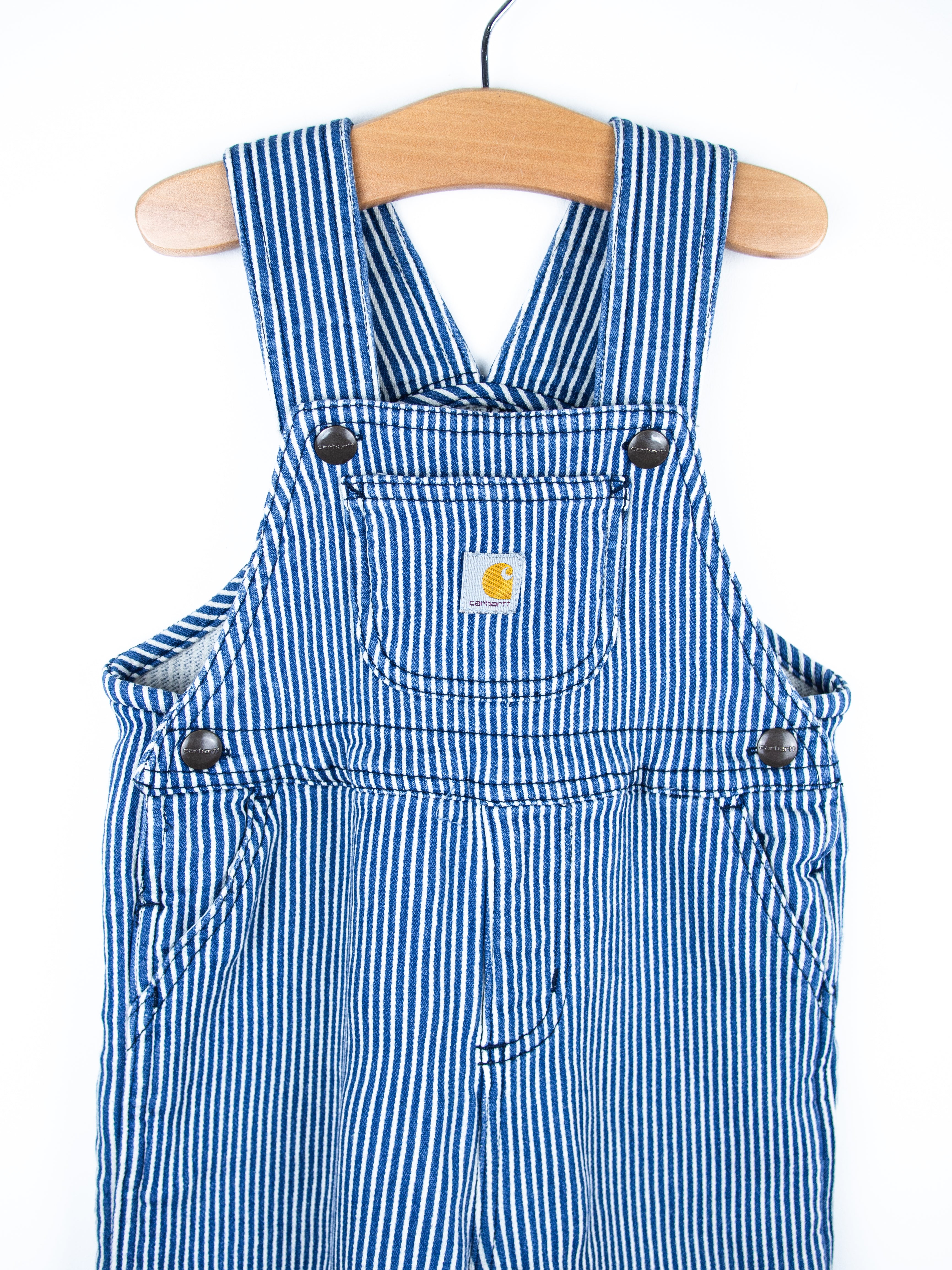 Carhartt Hickory Stripe Jersey Dungarees - Age 24 months