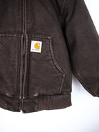 Carhartt Brown Canvas Workwear Jacket - Age 4-5 years