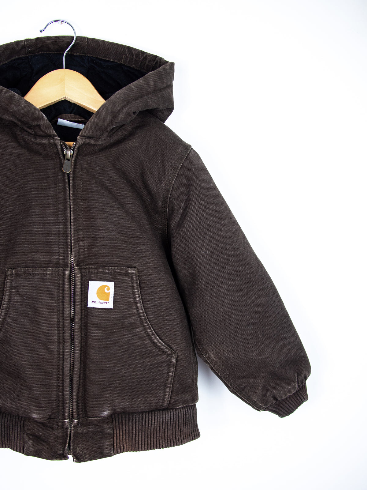 Carhartt Brown Canvas Workwear Jacket - Age 4-5 years