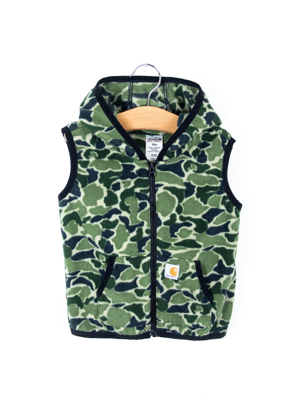 Carhartt Camouflage Fleece Gilet - Age 18 months