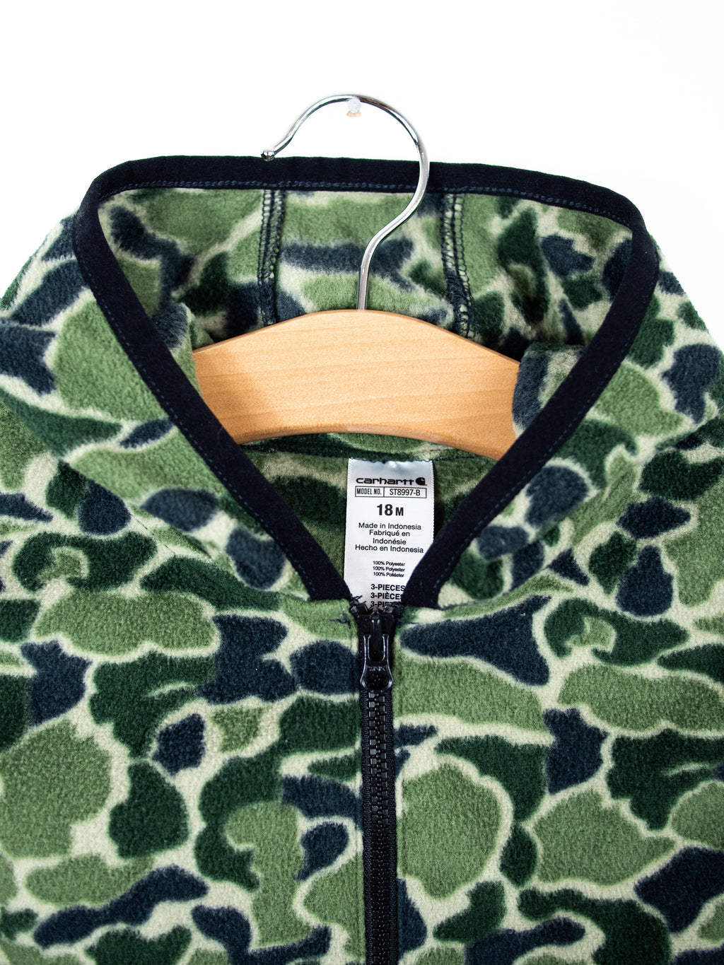Carhartt Camouflage Fleece Gilet - Age 18 months