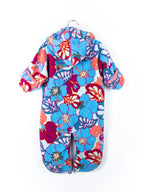 Patagonia Graphic Floral Fleece Snowsuit / Sleep Bag - Age 6 months