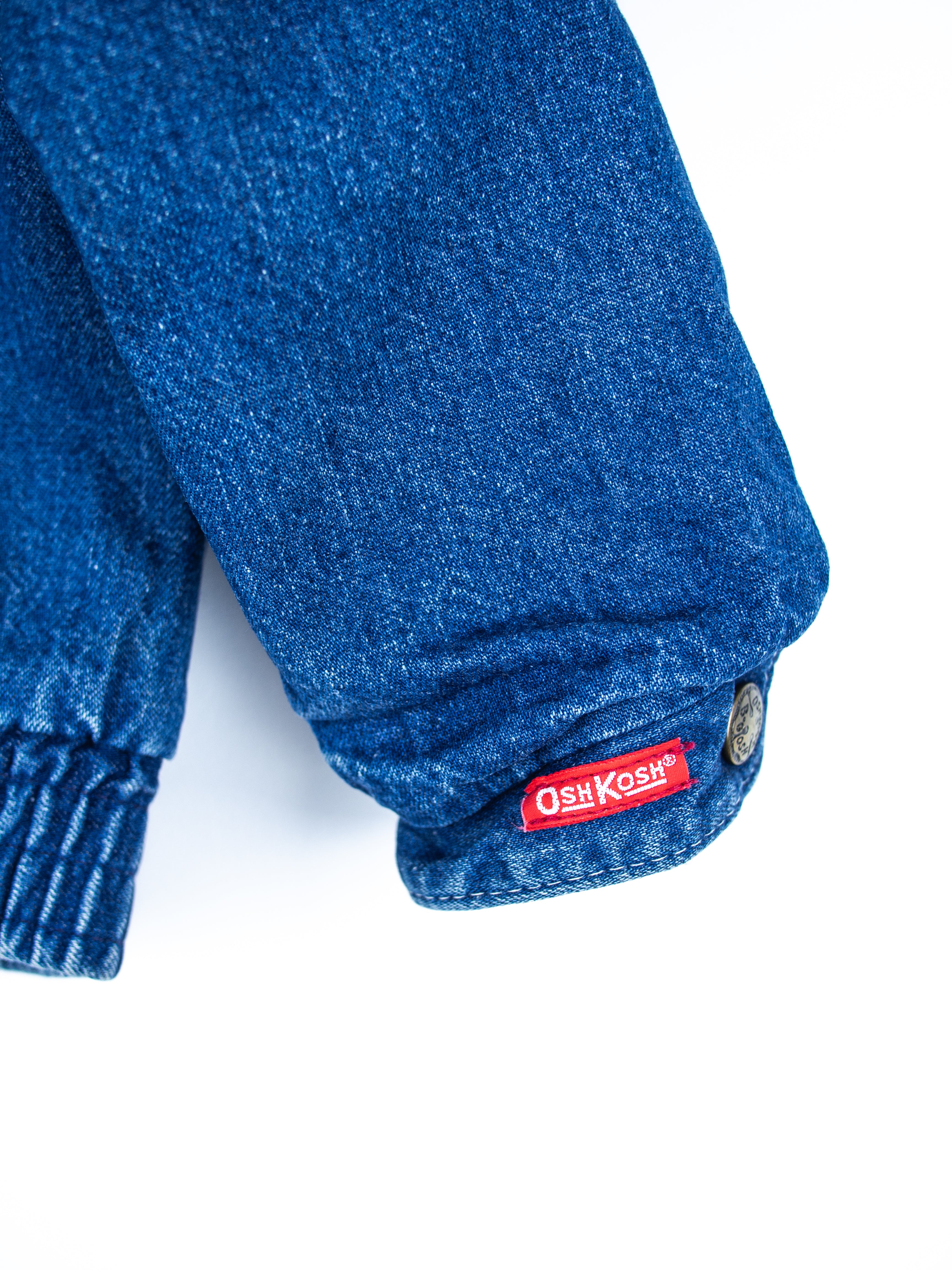 Osh Kosh Denim Jacket with Tartan Lining - Age 18 months