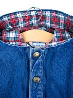 Osh Kosh Denim Jacket with Tartan Lining - Age 18 months