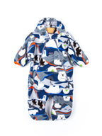 Patagonia Vintage Polar Bear Fleece Snowsuit / Sleep Bag - Age 6 months