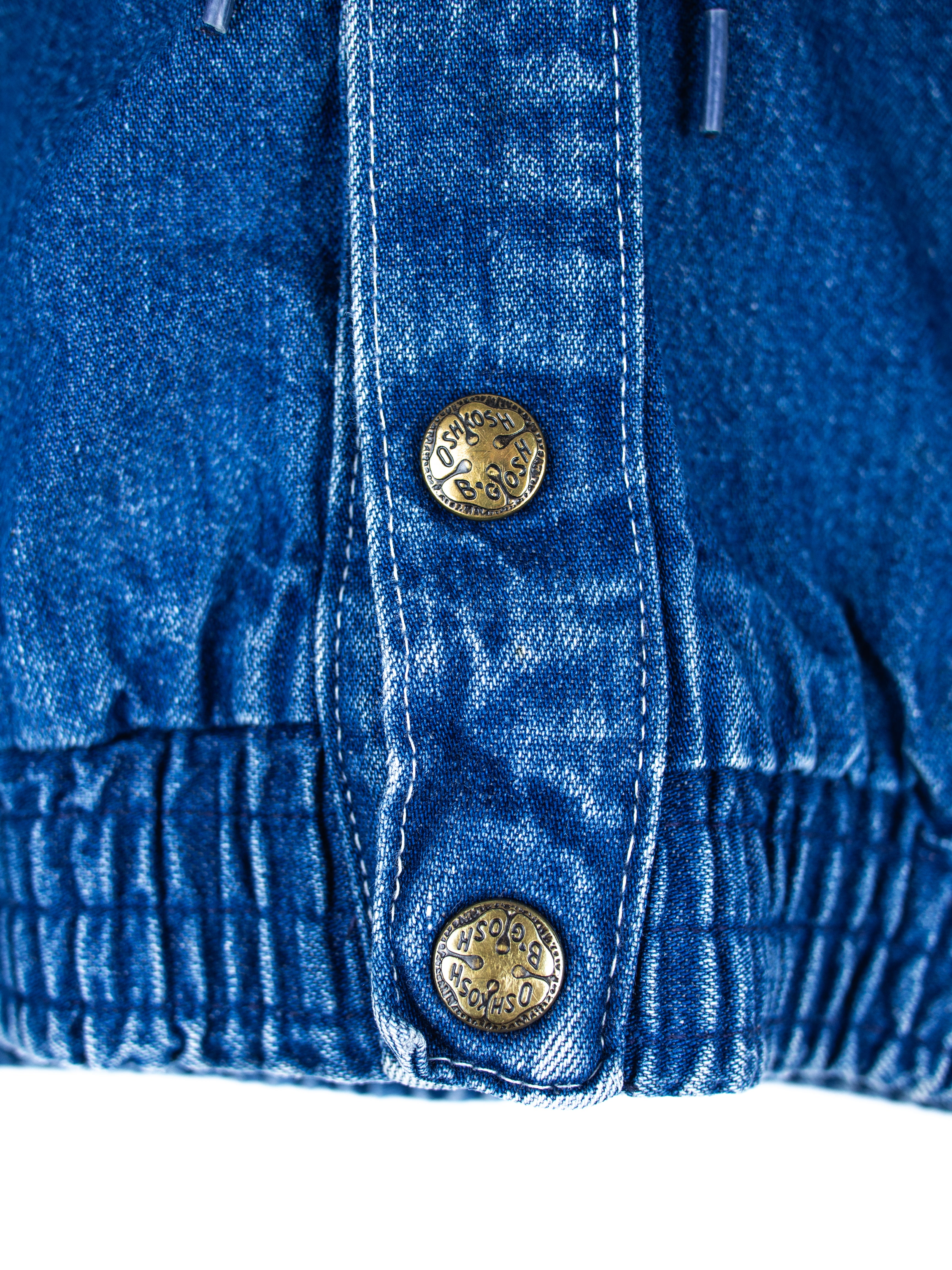 Osh Kosh Denim Jacket with Tartan Lining - Age 18 months