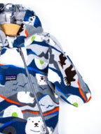 Patagonia Vintage Polar Bear Fleece Snowsuit / Sleep Bag - Age 6 months