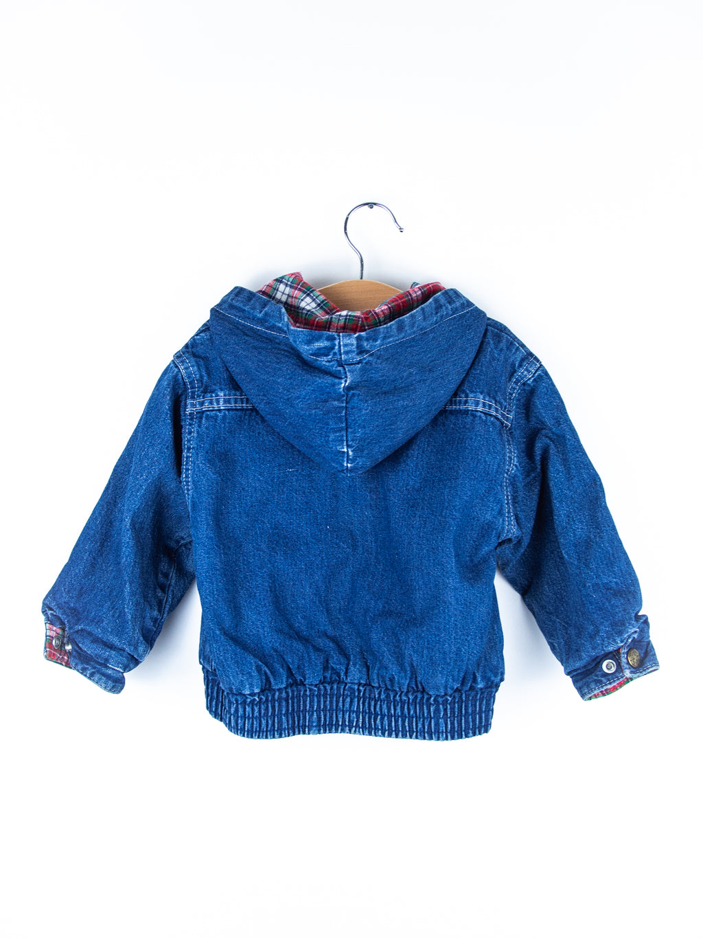 Osh Kosh Denim Jacket with Tartan Lining - Age 18 months