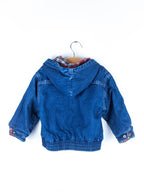 Osh Kosh Denim Jacket with Tartan Lining - Age 18 months