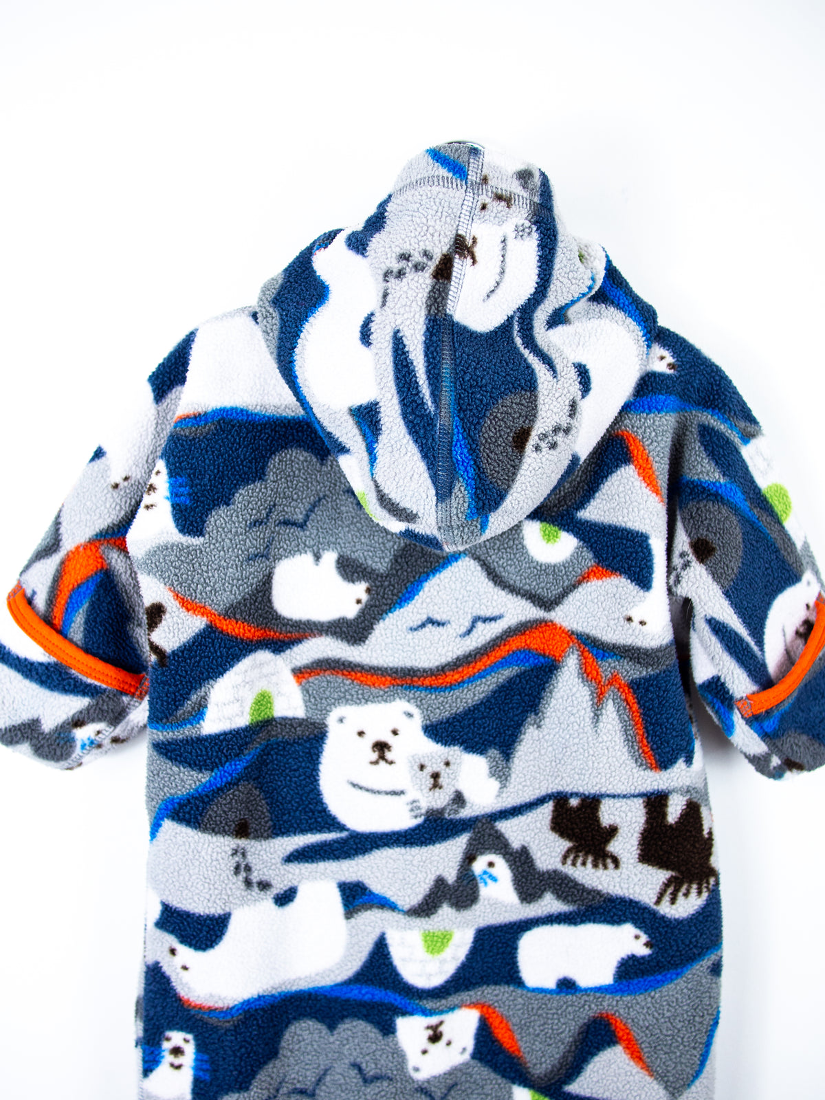 Patagonia Vintage Polar Bear Fleece Snowsuit / Sleep Bag - Age 6 months