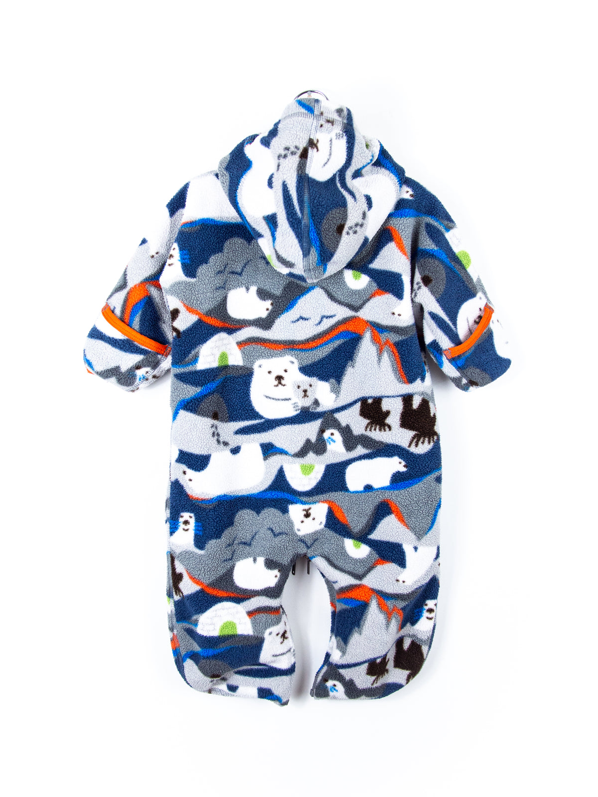 Patagonia Vintage Polar Bear Fleece Snowsuit / Sleep Bag - Age 6 months