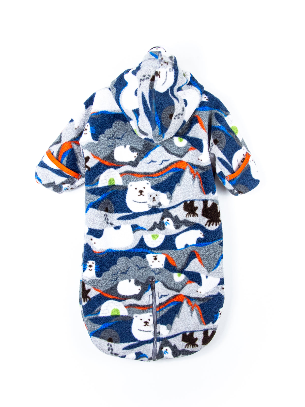 Patagonia Vintage Polar Bear Fleece Snowsuit / Sleep Bag - Age 6 months