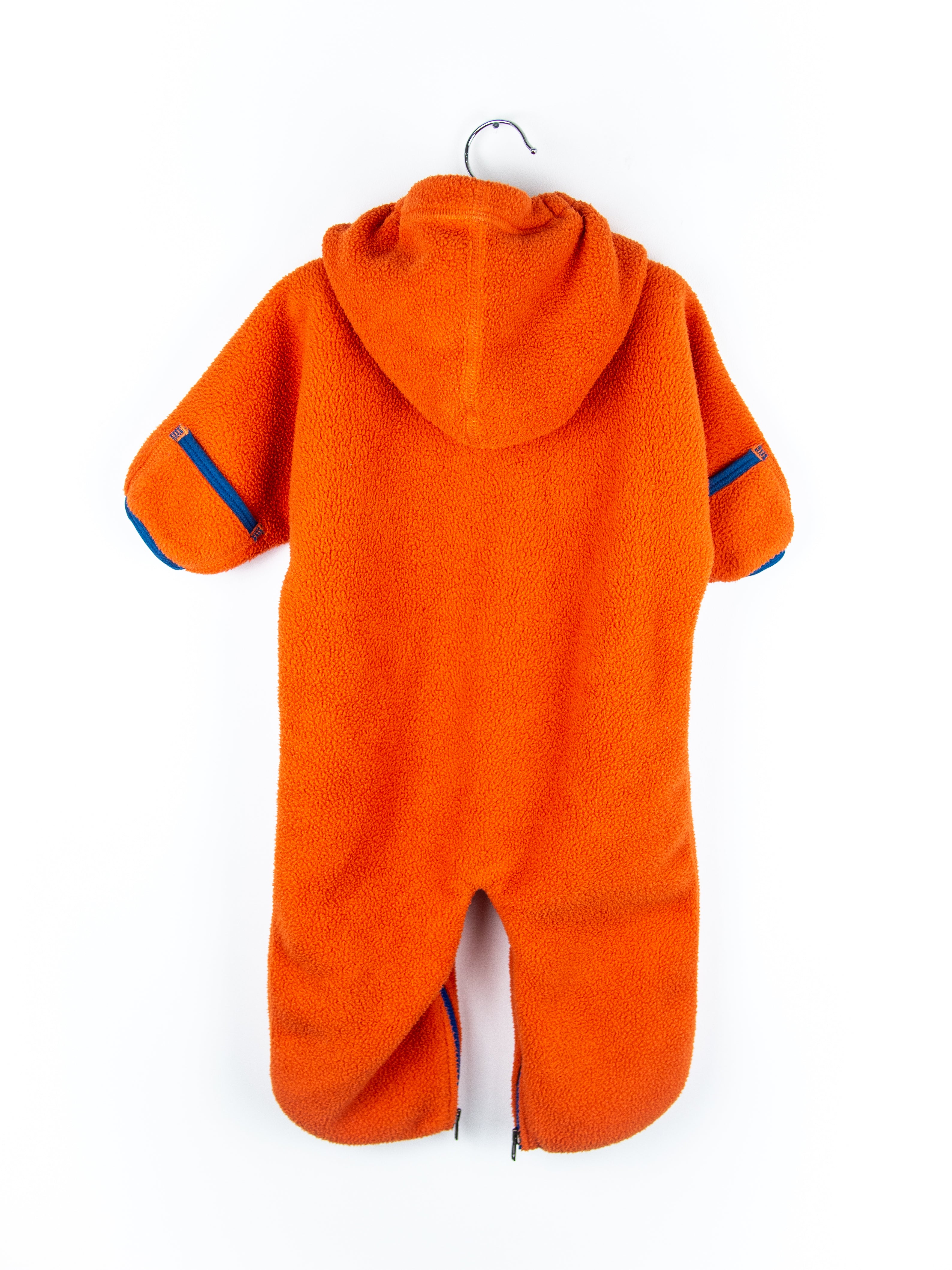 Patagonia Orange Fleece Snowsuit/Sleep Bag - Age 6 months