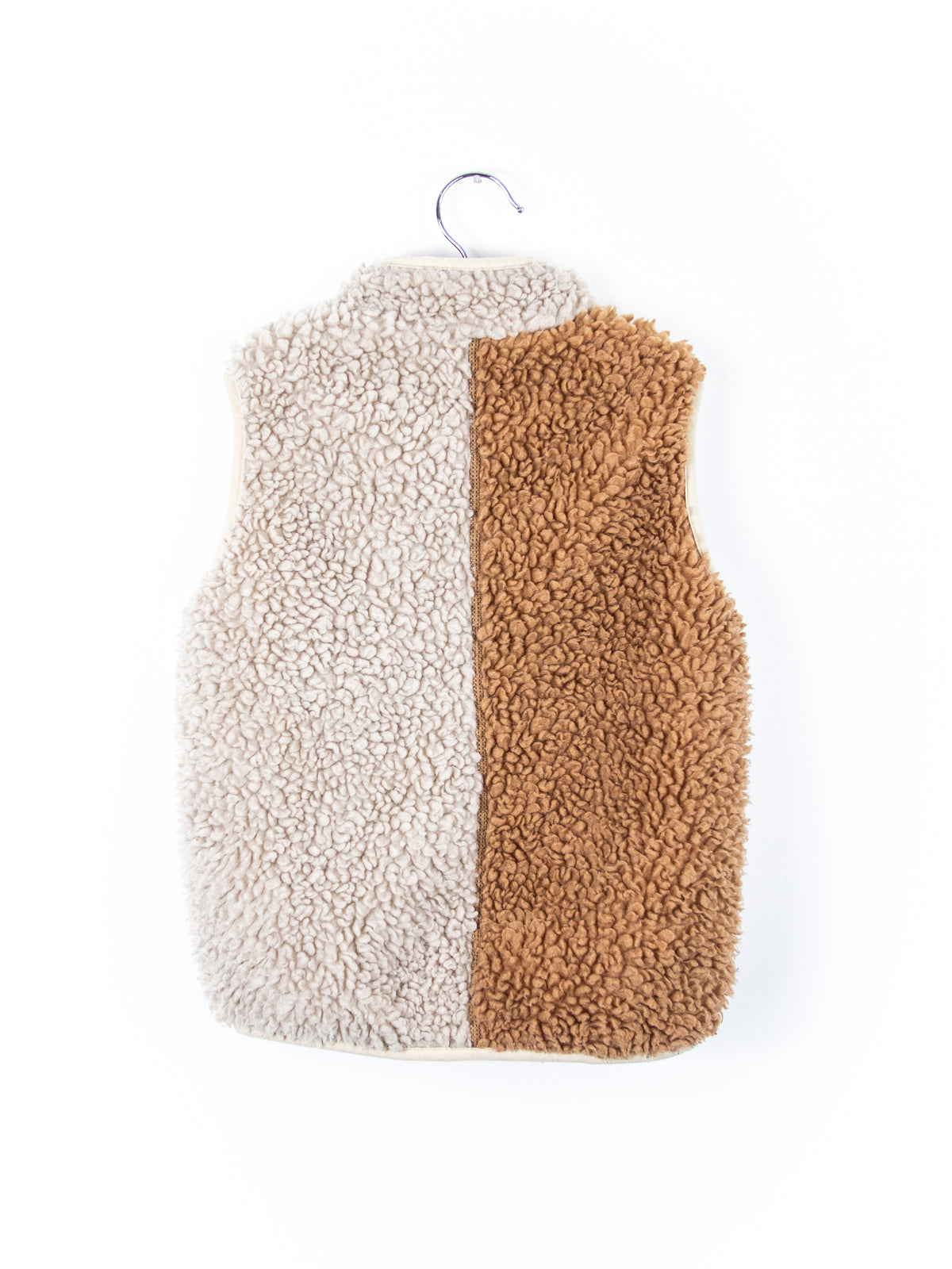 Patagonia Neutral Two Tone Pile Fleece Gilet - Age 4 years