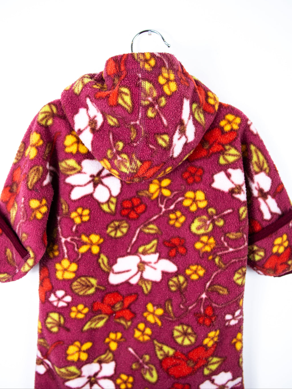Patagonia Vintage Floral Fleece Snowsuit / Sleep Bag - Age 6 months