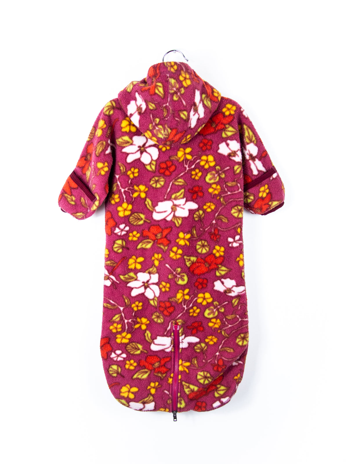 Patagonia Vintage Floral Fleece Snowsuit / Sleep Bag - Age 6 months