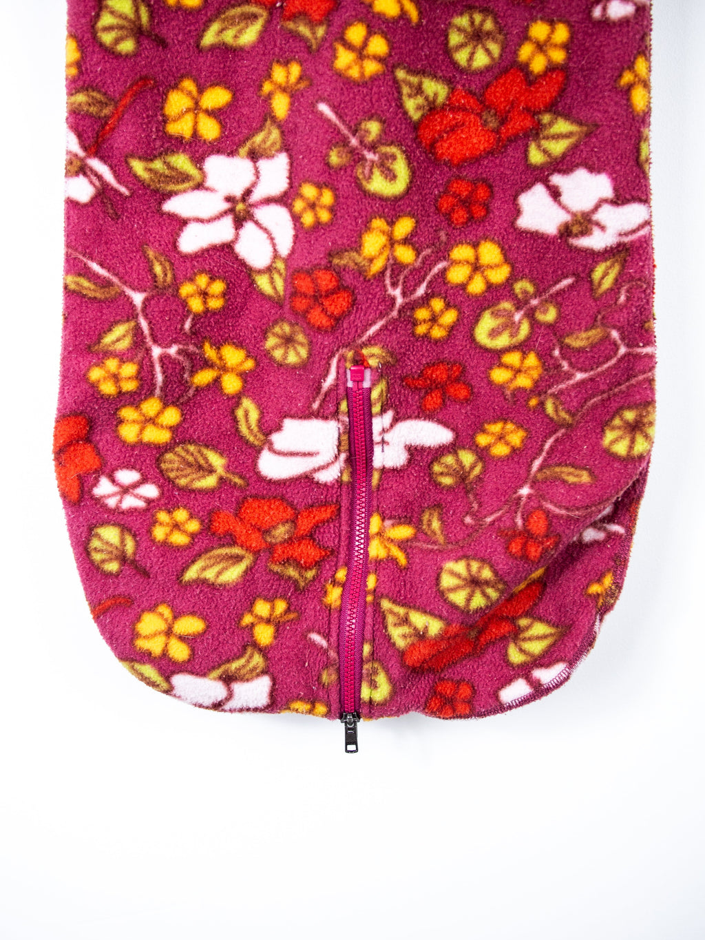 Patagonia Vintage Floral Fleece Snowsuit / Sleep Bag - Age 6 months