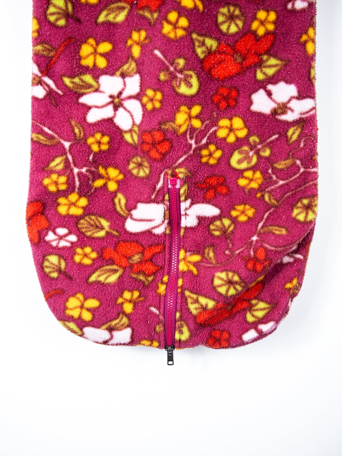 Patagonia Vintage Floral Fleece Snowsuit / Sleep Bag - Age 6 months