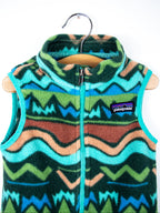 Patagonia Geometric Pattern Fleece Gilet - Age 12-18 months