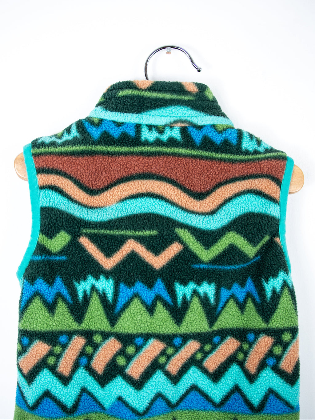 Patagonia Geometric Pattern Fleece Gilet - Age 12-18 months