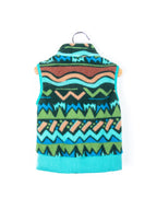 Patagonia Geometric Pattern Fleece Gilet - Age 12-18 months