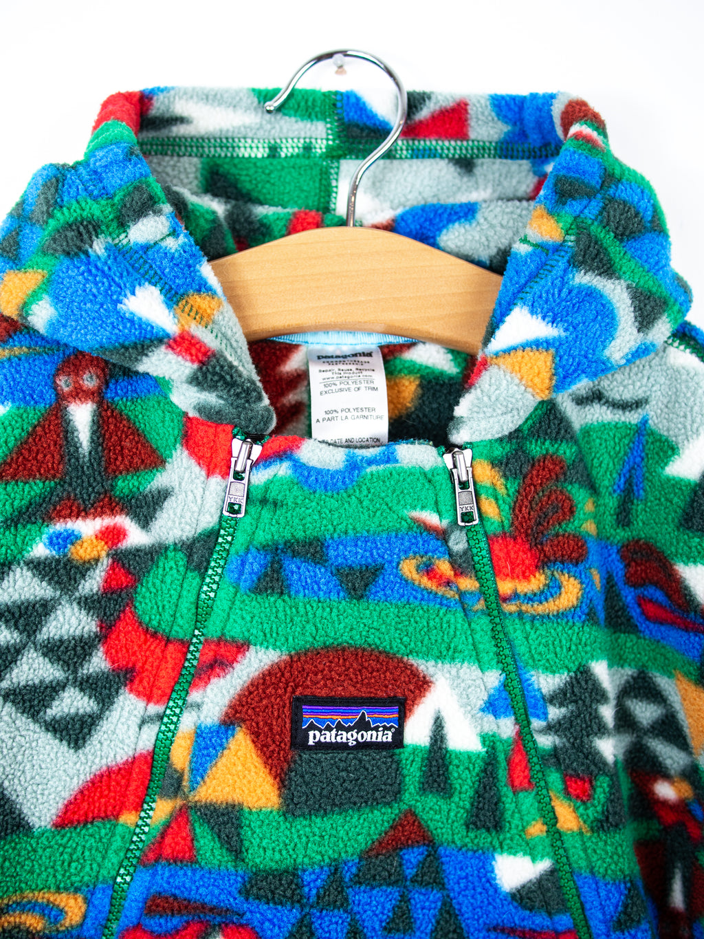Patagonia Geometric Pattern Fleece Snowsuit - Age 12 months