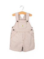 Carhartt Rare Brown & White Hickory Stripe Dungaree Shorties