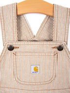 Carhartt Rare Brown & White Hickory Stripe Dungaree Shorties