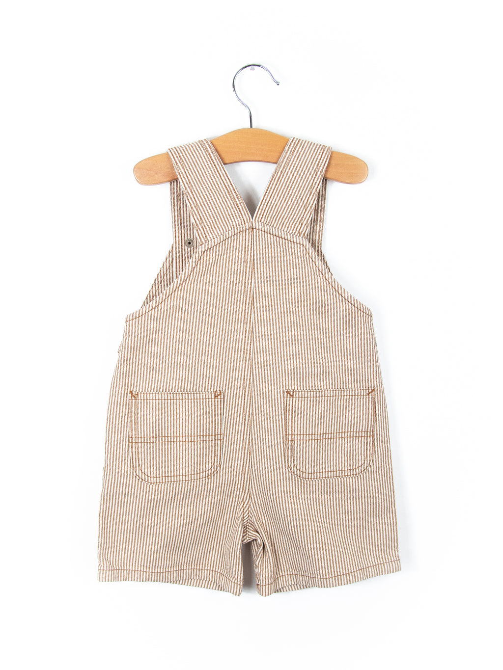Carhartt Rare Brown & White Hickory Stripe Dungaree Shorties