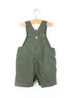Carhartt Forest Green Ripstop Dungaree Shorties - Age 18 months