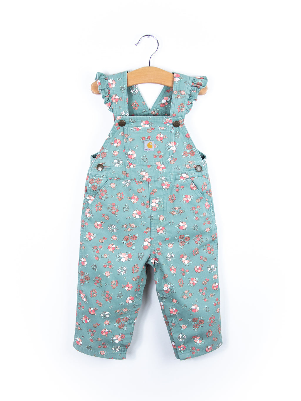 Carhartt Rare Floral Frill Dungarees - Age 12 months