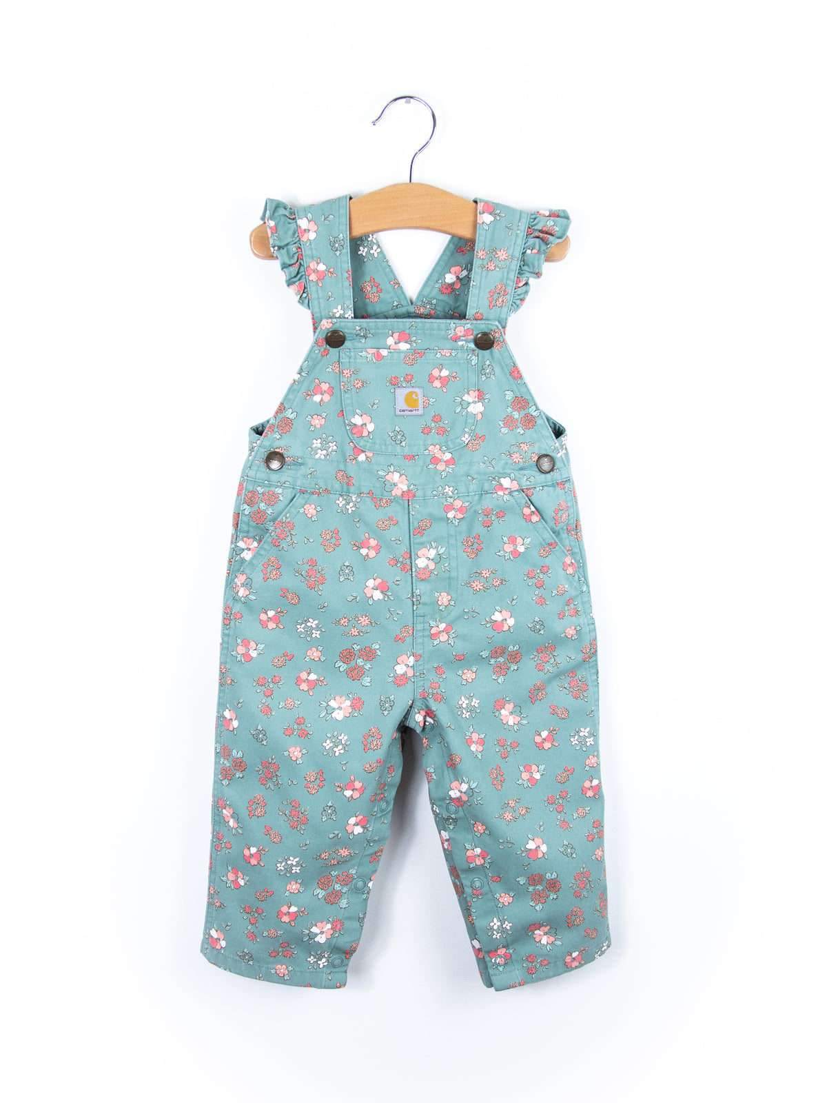 Carhartt Rare Floral Frill Dungarees - Age 12 months