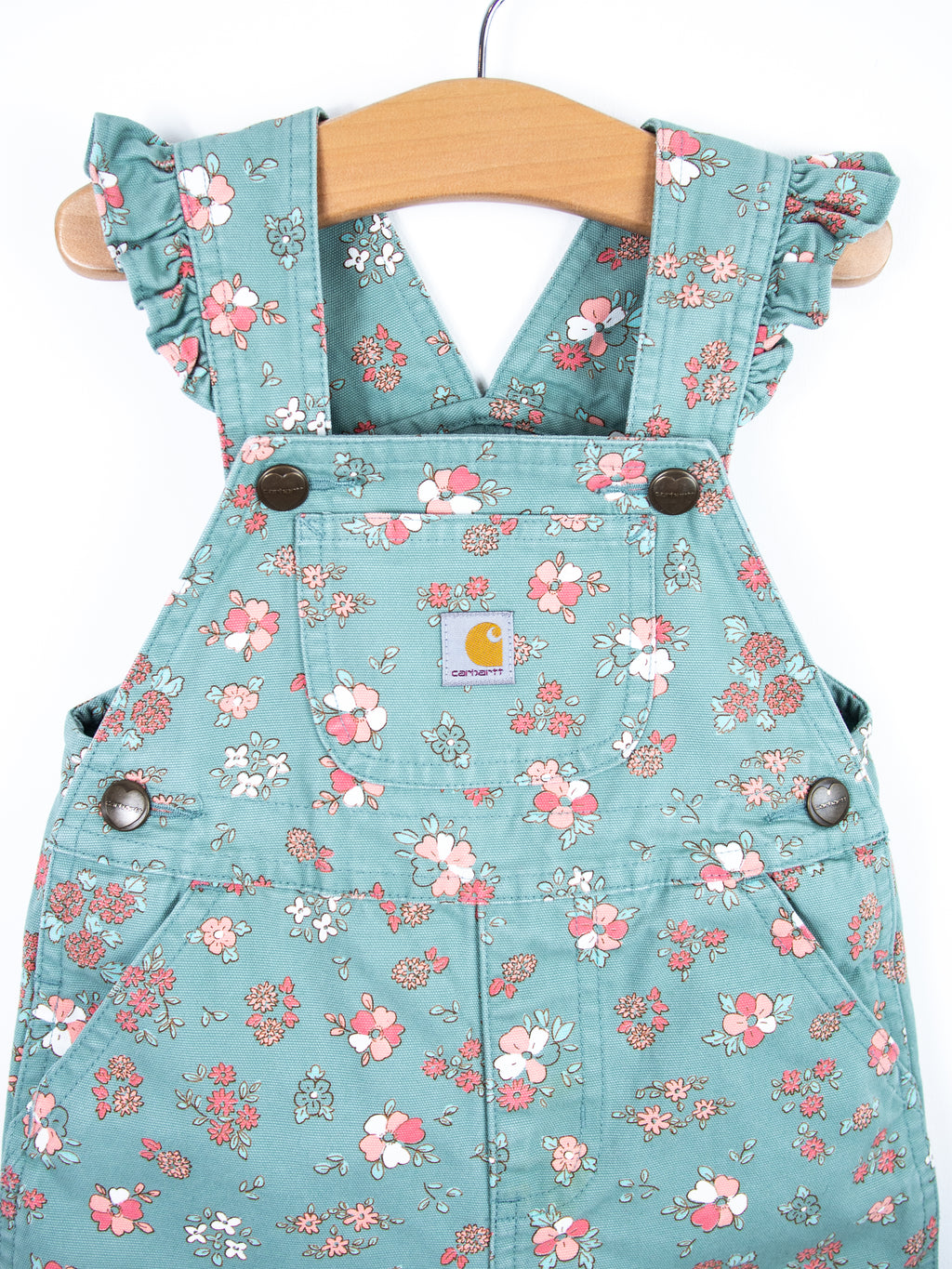 Carhartt Rare Floral Frill Dungarees - Age 12 months