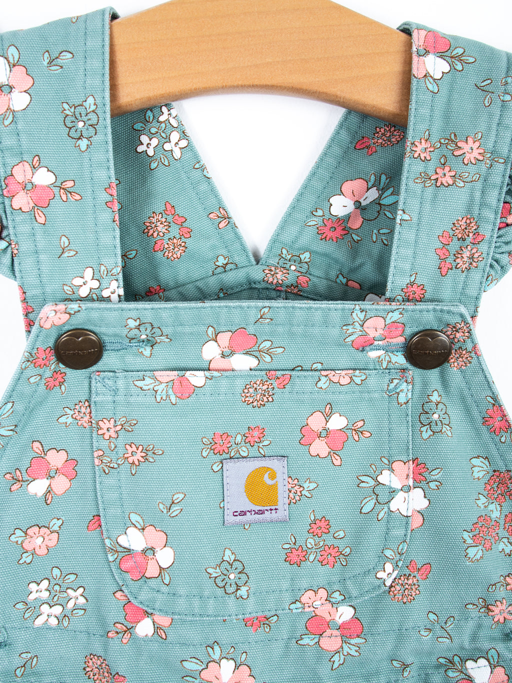 Carhartt Rare Floral Frill Dungarees - Age 12 months